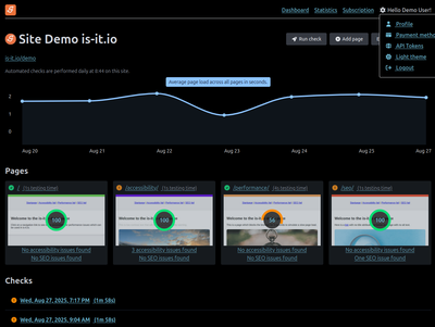 Dark theme