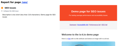 SEO result